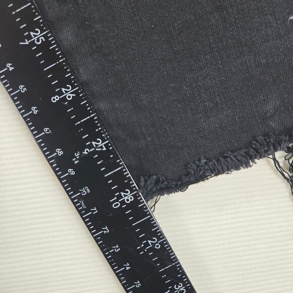 Judy Blue High‎ Rise Destroyed Slim Fit Raw Hem Black Jeans Women's Size 20W - Picture 6 of 7